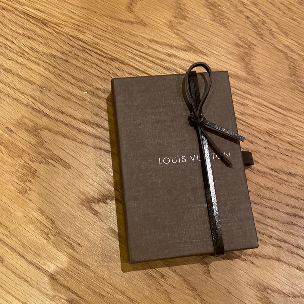 Louis Vuitton Brown Gift Box with Black Ribbon